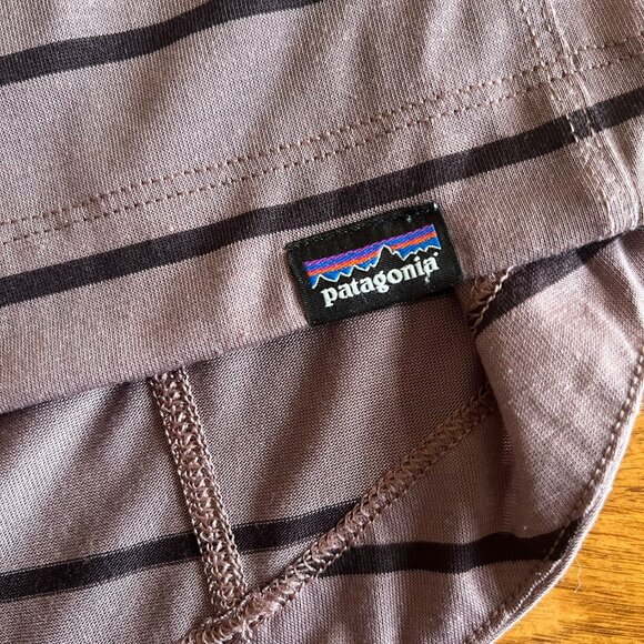 Patagonia mauve "Capilene Cool Trail Bike Henley" S - Picture 2 of 9
